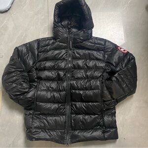 Canada Goose Black Puffer Jacket with Hood